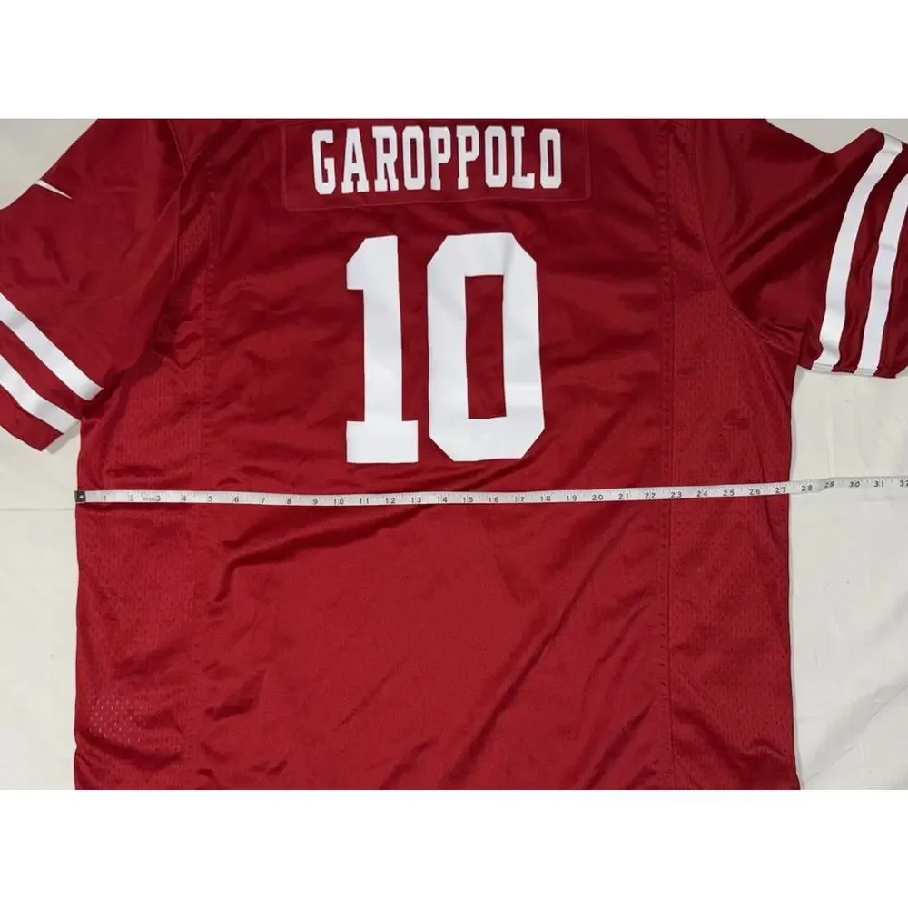 Nike On Field 49ers Jimmy Garoppolo #10 Jersey Red NFL Size 3XL